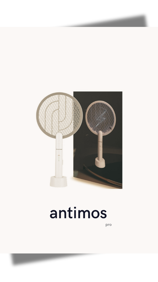 AntimosPro Akıllı Sineksavar Raket | Şarjlı & UV Işıklı